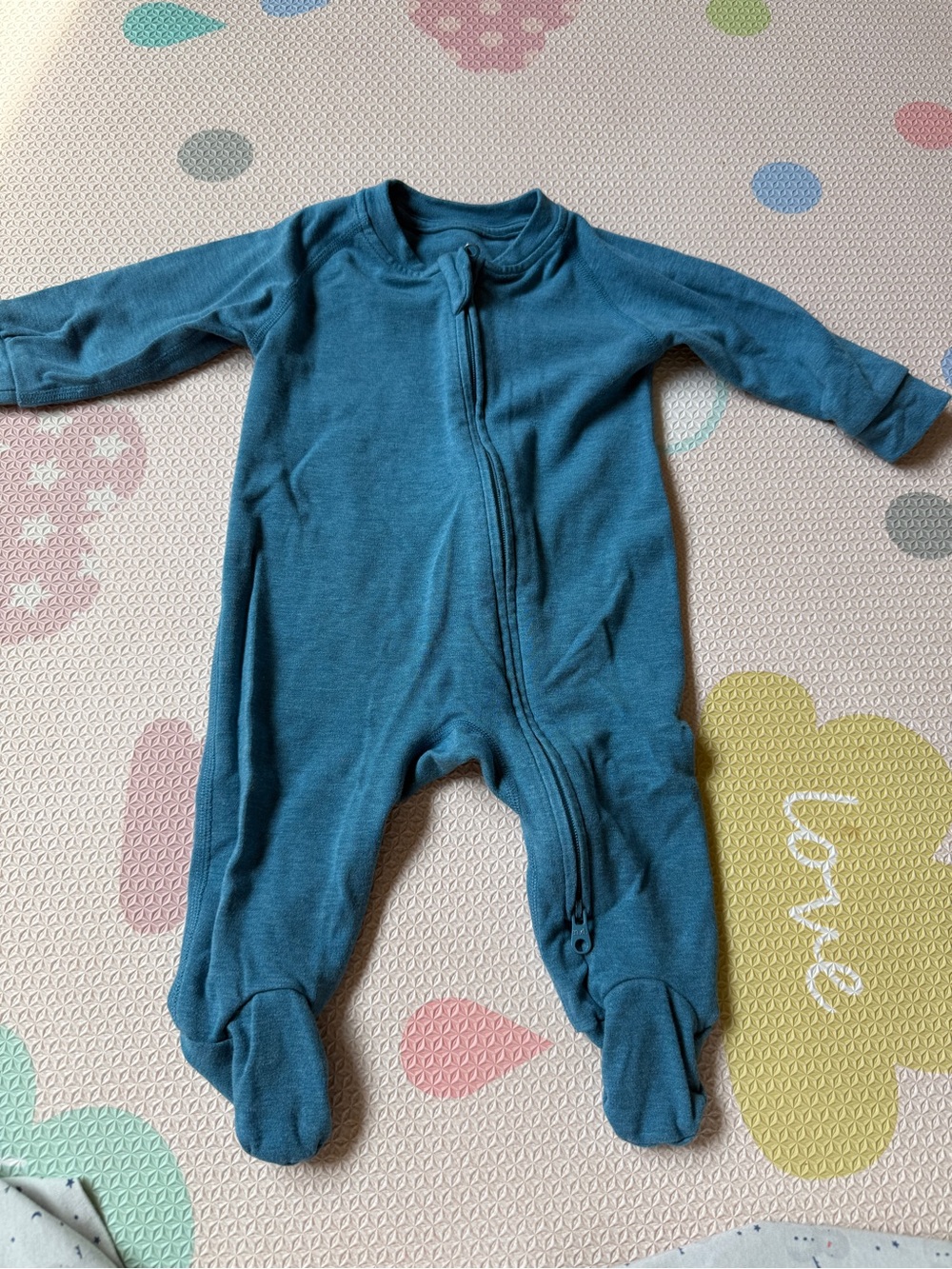 NEST Designs Teal Footed One-Piece Pajama
